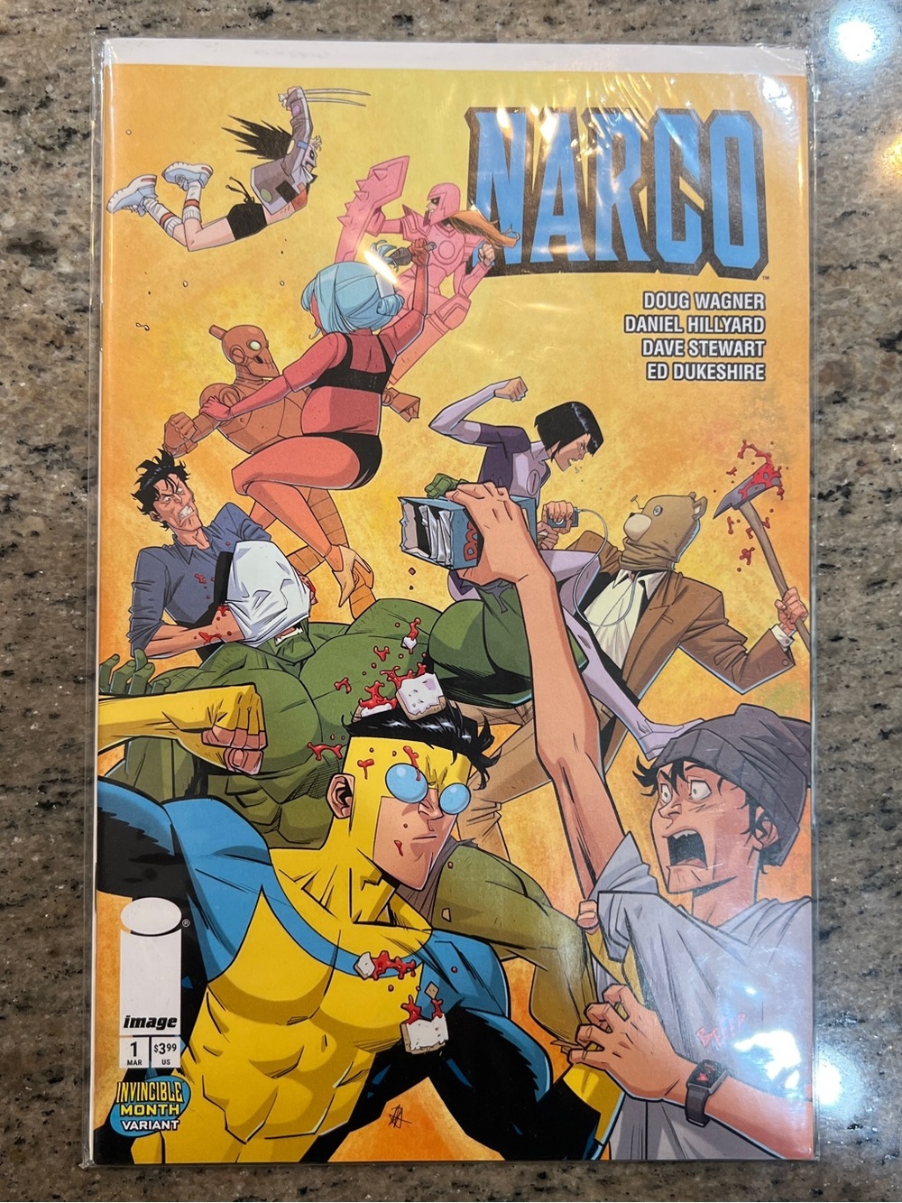 Narco 1 Image Comics Invincible Team Up Variant Comic Book